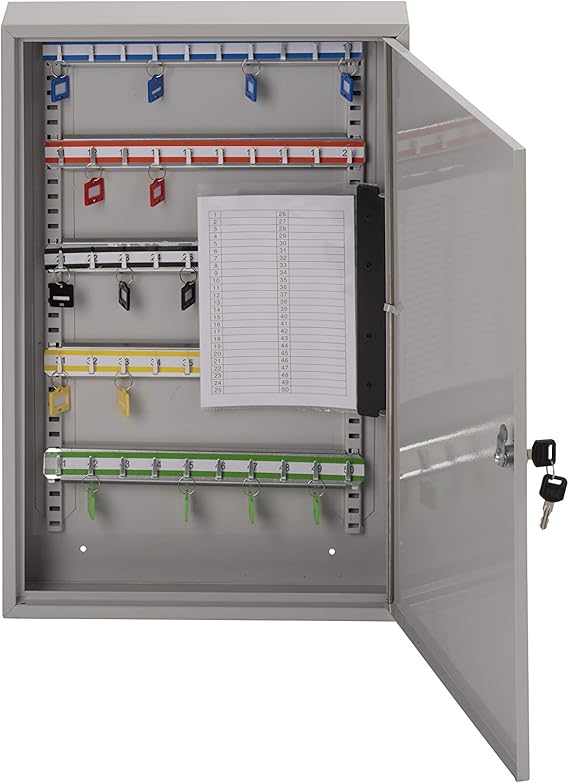 Burg Wachter 50 Hook Key Cabinet - Key cabinet for up to 50 Keys