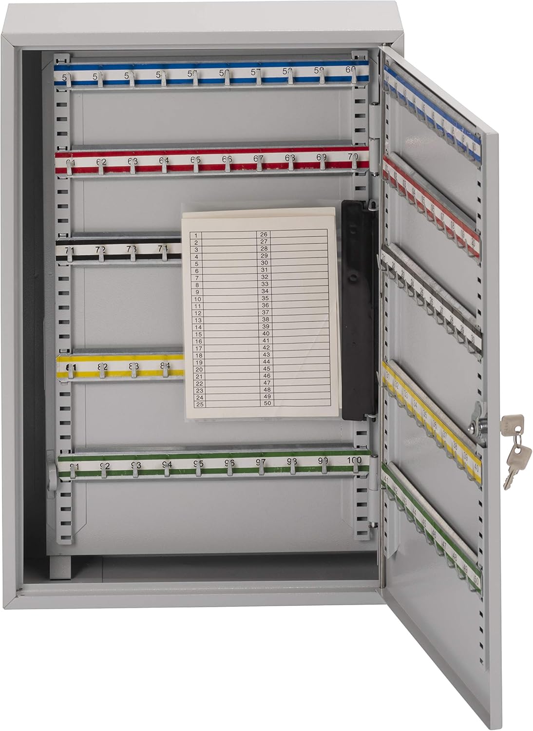 Burg Wachter 150 Hook Key Cabinet - Key Cabinet for up to 150 keys