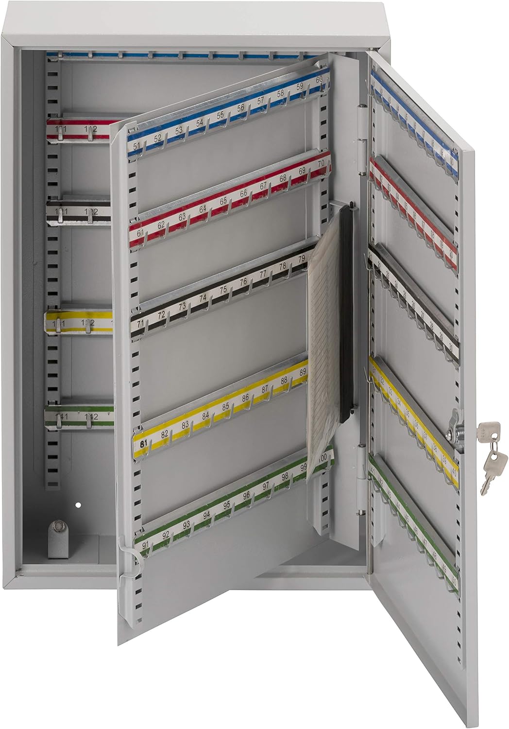 Burg Wachter 150 Hook Key Cabinet - Key Cabinet for up to 150 keys