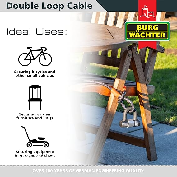 Burg Wachter Braided Steel Security Cables