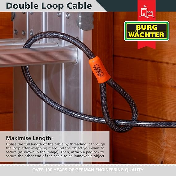 Burg Wachter Braided Steel Security Cables