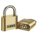 ABUS Weather Proof Combination Padlock 180IB Series Brass Open Shackle Stainless Steel Shackle Padlock