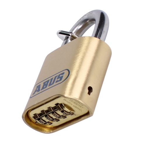 ABUS Weather Proof Combination Padlock 180IB Series Brass Open Shackle Stainless Steel Shackle Padlock