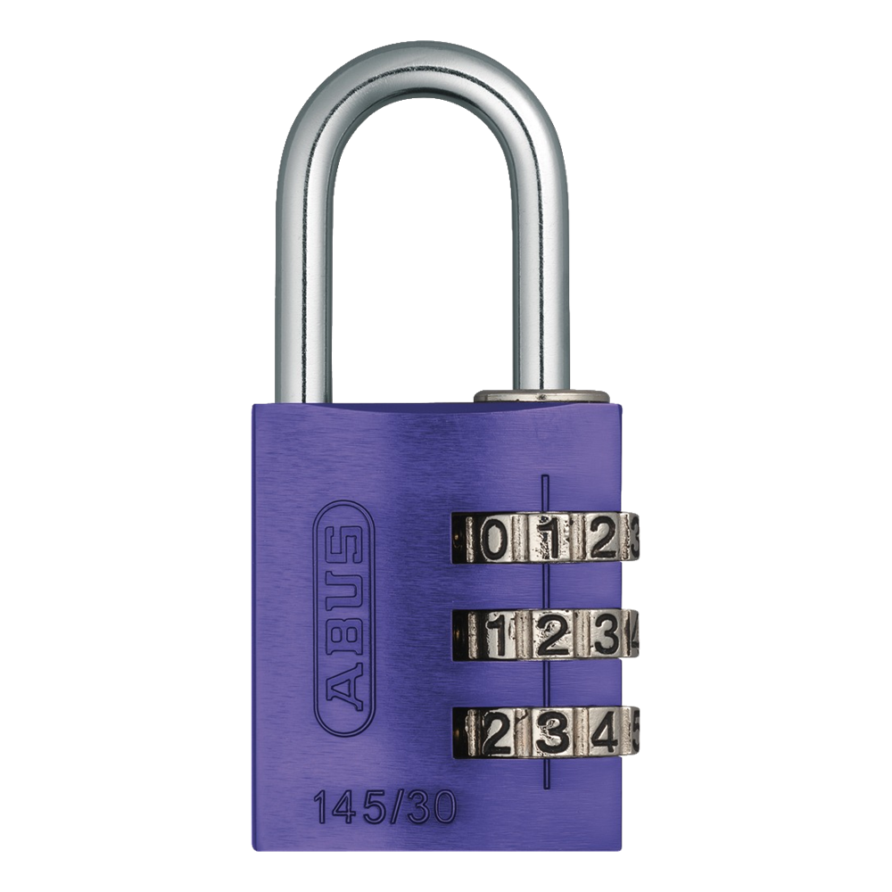 Colourful Combination Padlock for Lockers ABUS 145/30 Combination Padlock