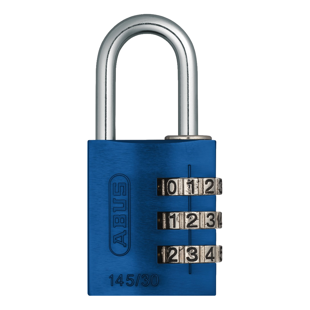 Colourful Combination Padlock for Lockers ABUS 145/30 Combination Padlock