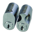 ASEC 6-Pin Scandinavian Oval External / Internal Cylinder