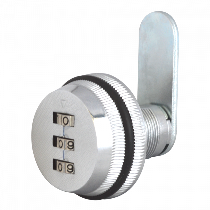 Combination Locker Lock  - 3 Digit - 19mm Body Camlock