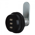 Combination Locker Lock  - 3 Digit - 19mm Body Camlock