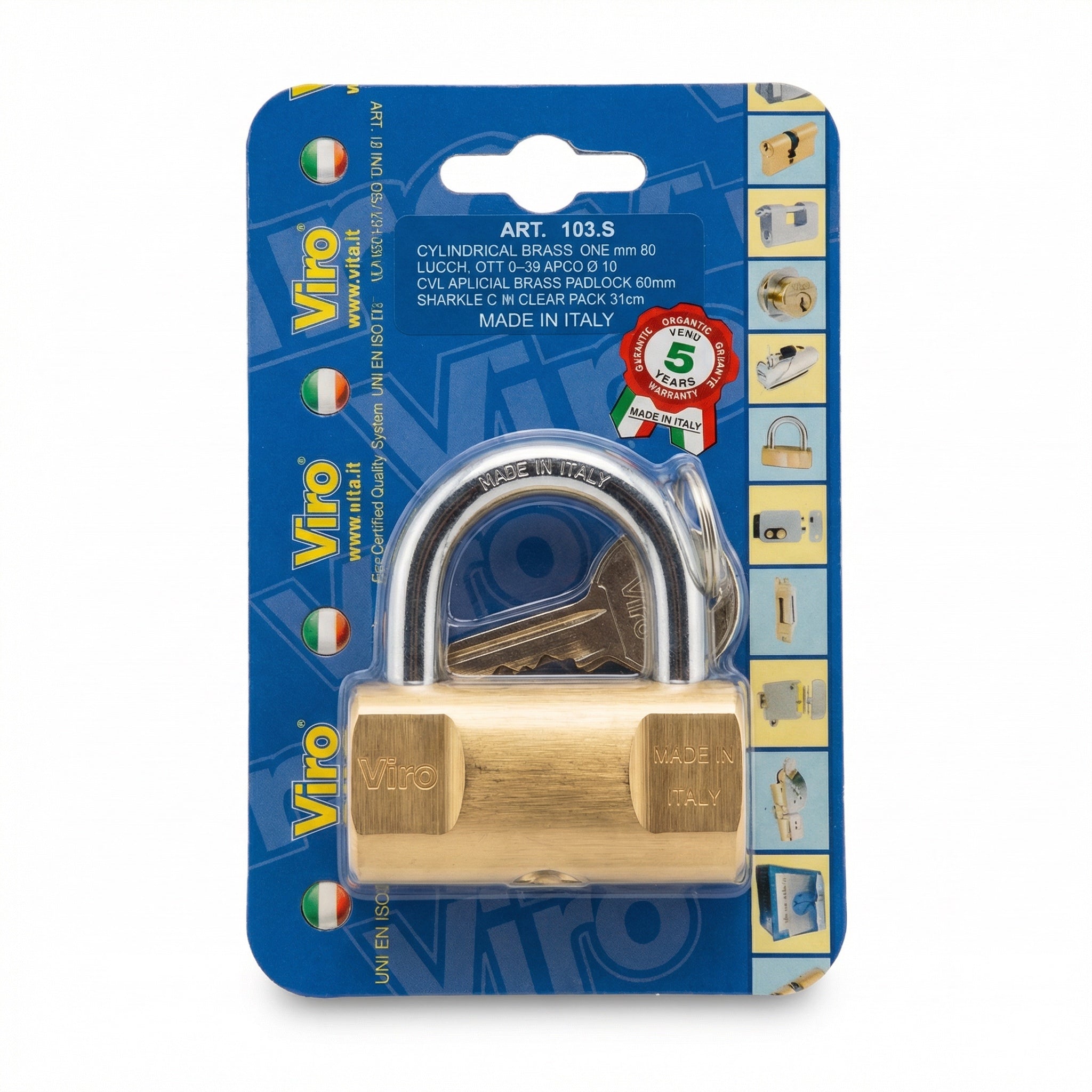 Viro Cylinder Padlock