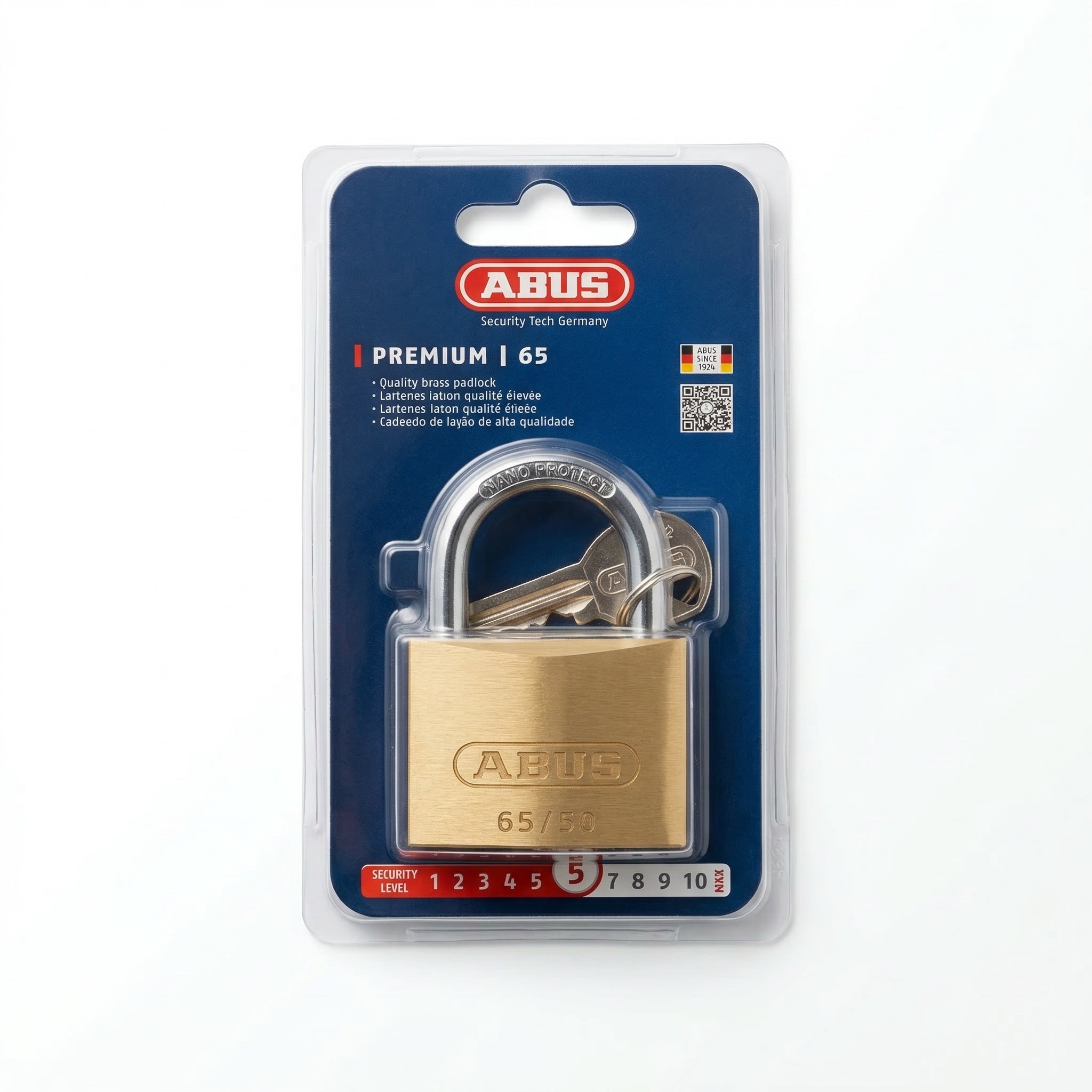 Abus 65 Series Brass Body Padlock Range