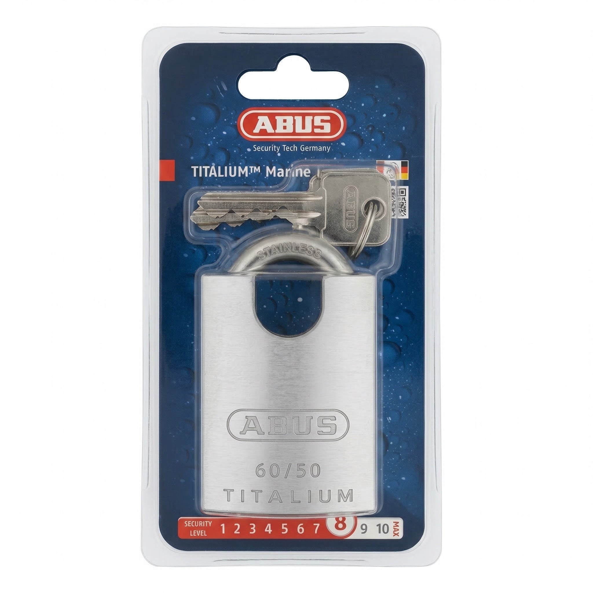 ABUS 90RK/50 TITALIUM Marine Grade Padlock