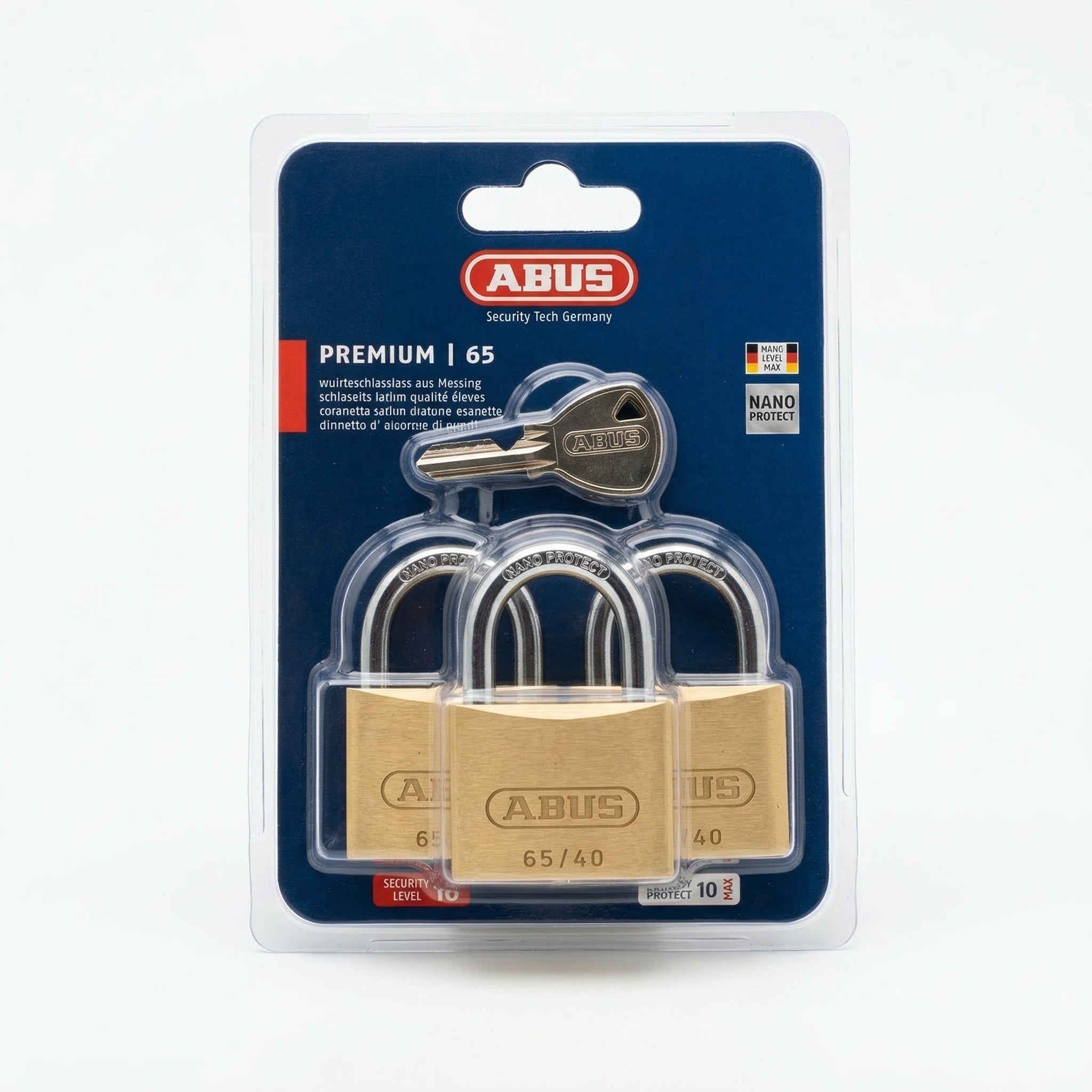 Abus 65 Series Brass Body Padlock Range