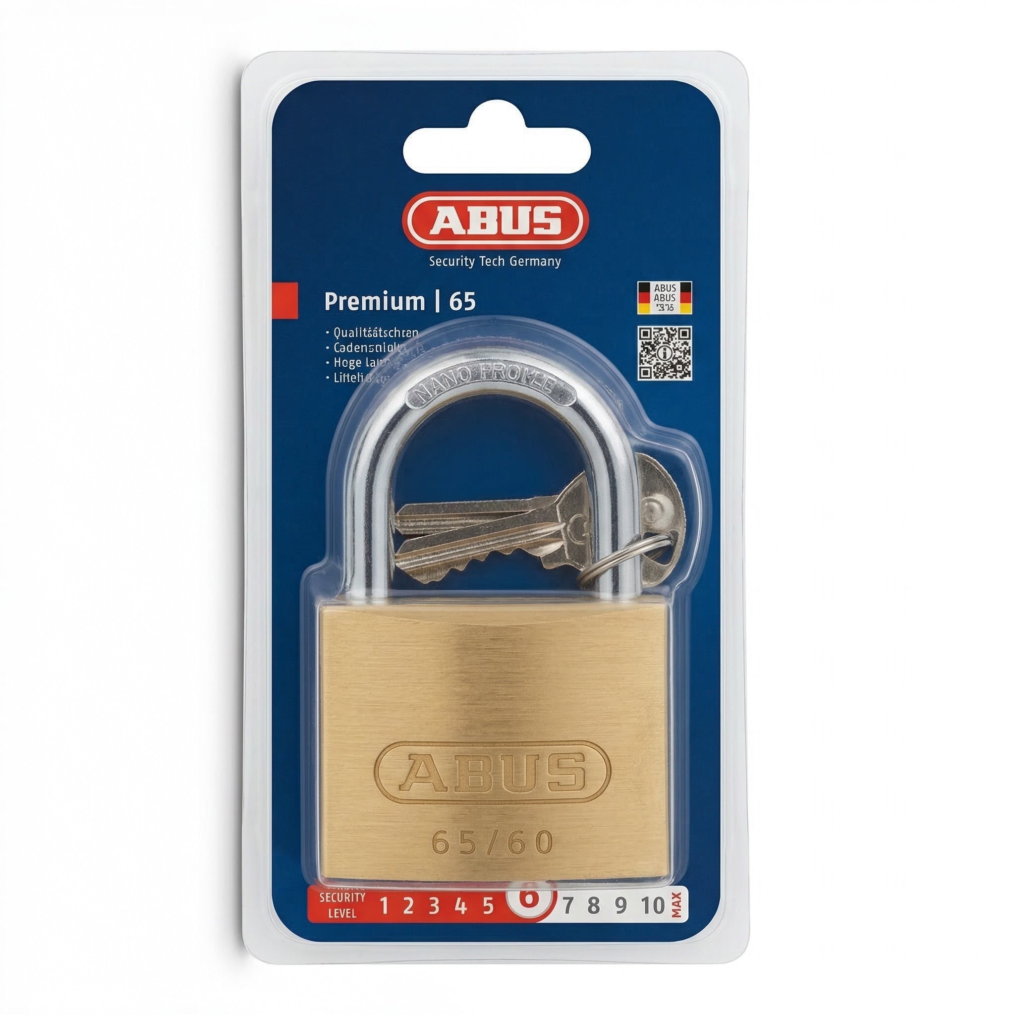 Abus 65 Series Brass Body Padlock Range