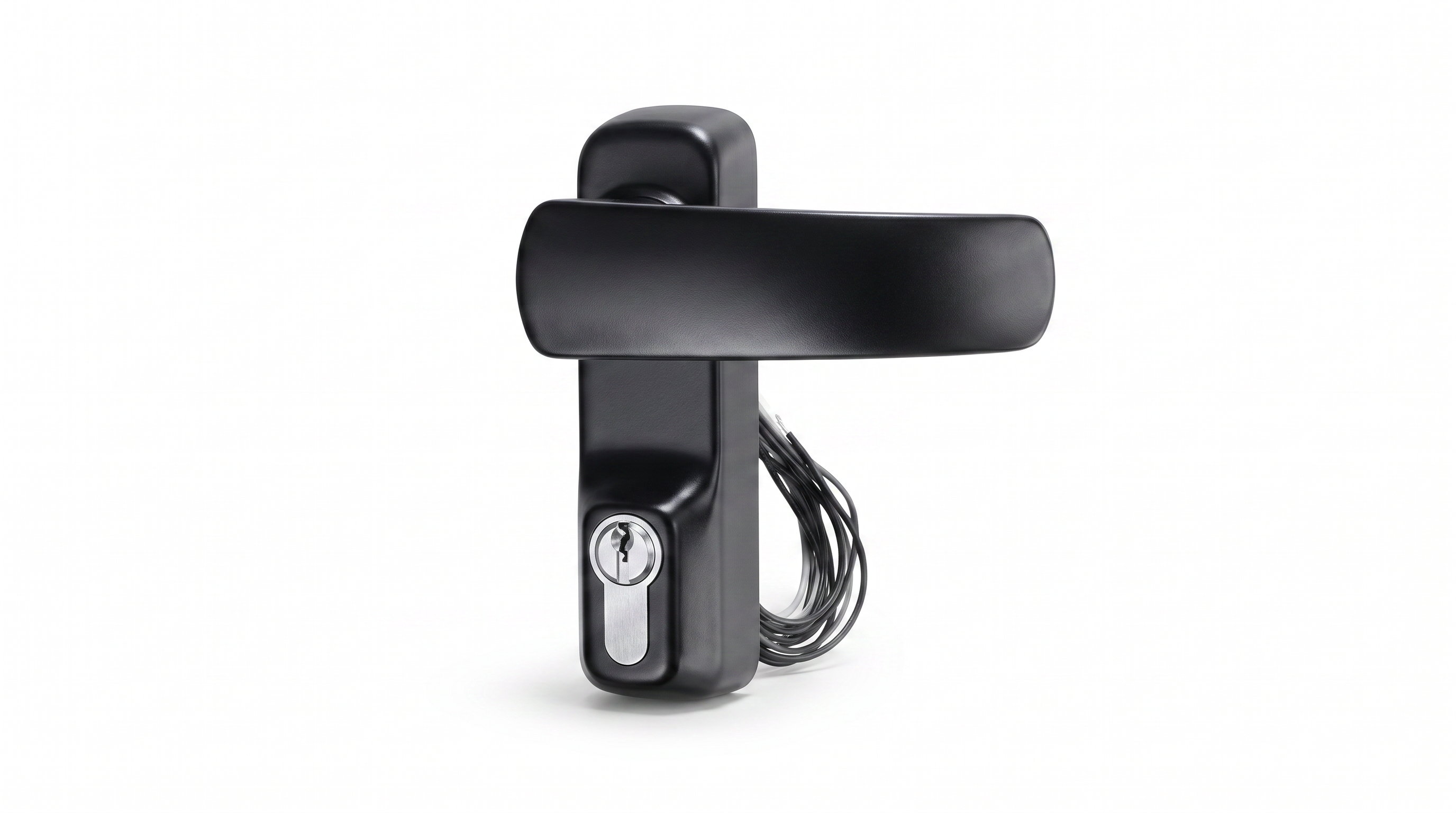 ISEO TRIM 5 Pin Cylinder & Micro Switch With Level Handle IS940-11015T