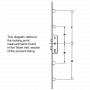 GU Lever Operated Latch & Deadbolt - 2 Hook
