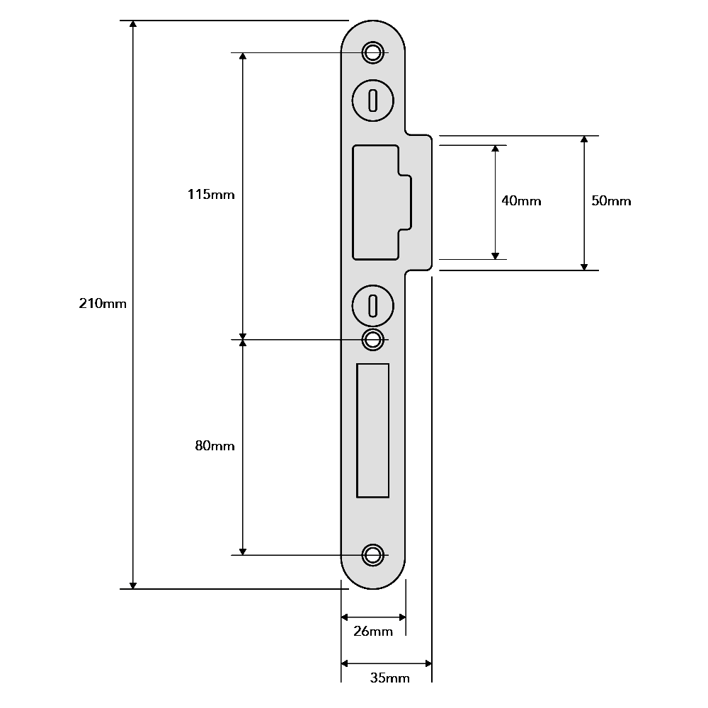 GU Timber / Composite Centre Receiver Keep