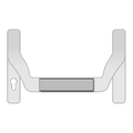 GU BKS 1150mm Cross Bar To Suit Secury Panic E Multipoint Lock