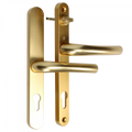 HOPPE Tokyo 92/62 Lever/Lever Narrow Backplate Door Handle With Internal Turn