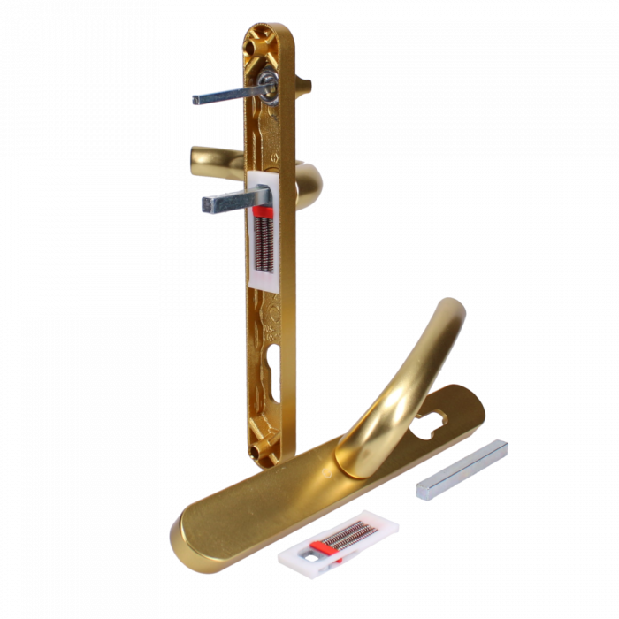 HOPPE Tokyo 92/62 Lever/Lever Narrow Backplate Door Handle With Internal Turn
