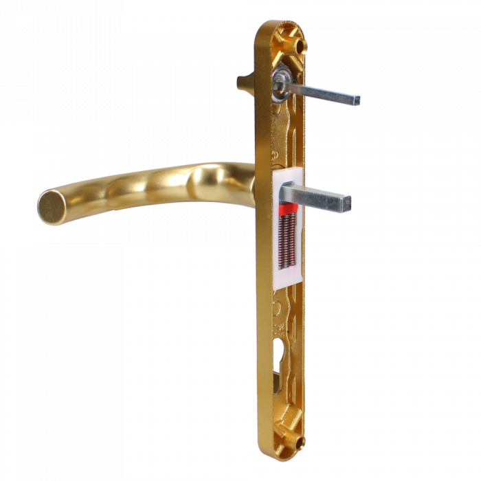 HOPPE Tokyo 92/62 Lever/Lever Narrow Backplate Door Handle With Internal Turn