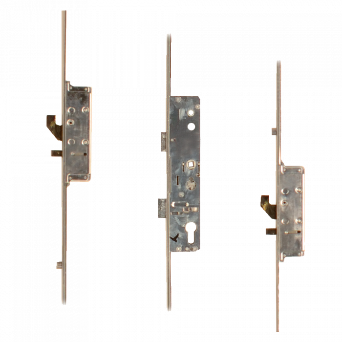 LOCKMASTER Lever Operated Latch & Deadbolt - 2 Hook 2 Anti-Lift 2 Roller