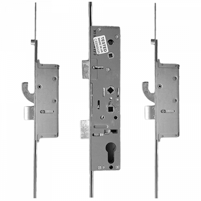 MILLENCO Mantis 3 Lever Operated Latch & Deadbolt 92/62 Twin Spindle 2 Hook 2 Anti Lift Bolts & 2 Rollers
