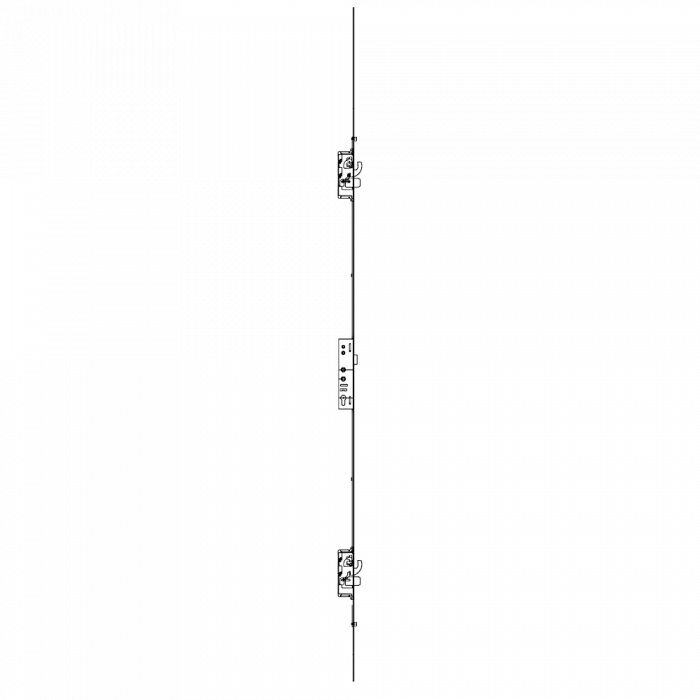 MILLENCO Mantis 3 Lever Operated Latch & Deadbolt 92/62 Twin Spindle 2 Hook 2 Anti Lift Bolts & 2 Rollers