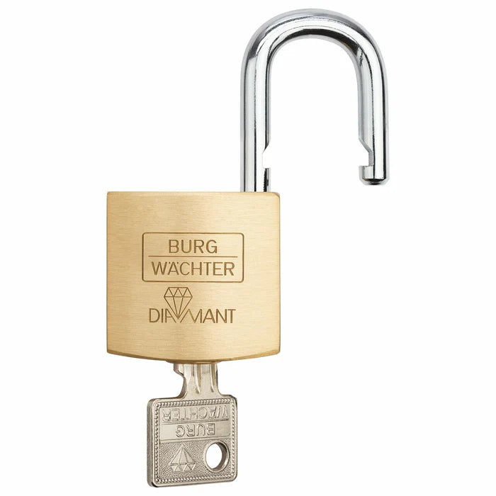 Premium Quality Rustproof Made in Germany Padlock - Burg Diamant D600 Padlock Range