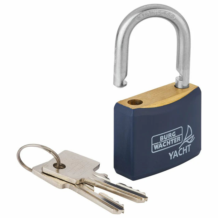 Burg Wachter Yacht Rustproof Brass Body Padlock