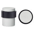 Door Stop Floor Mounted - Round Collared Flat Top 35mm dia