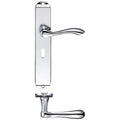 Arundel Lever on Long Plate Solid Brass Handle