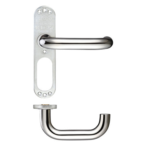 Lever on Short Plate Handles - ZCSIP19SP-SS