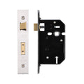 3 Lever Sash Lock - 76mm C/W Stainless Steel Forend and Strike